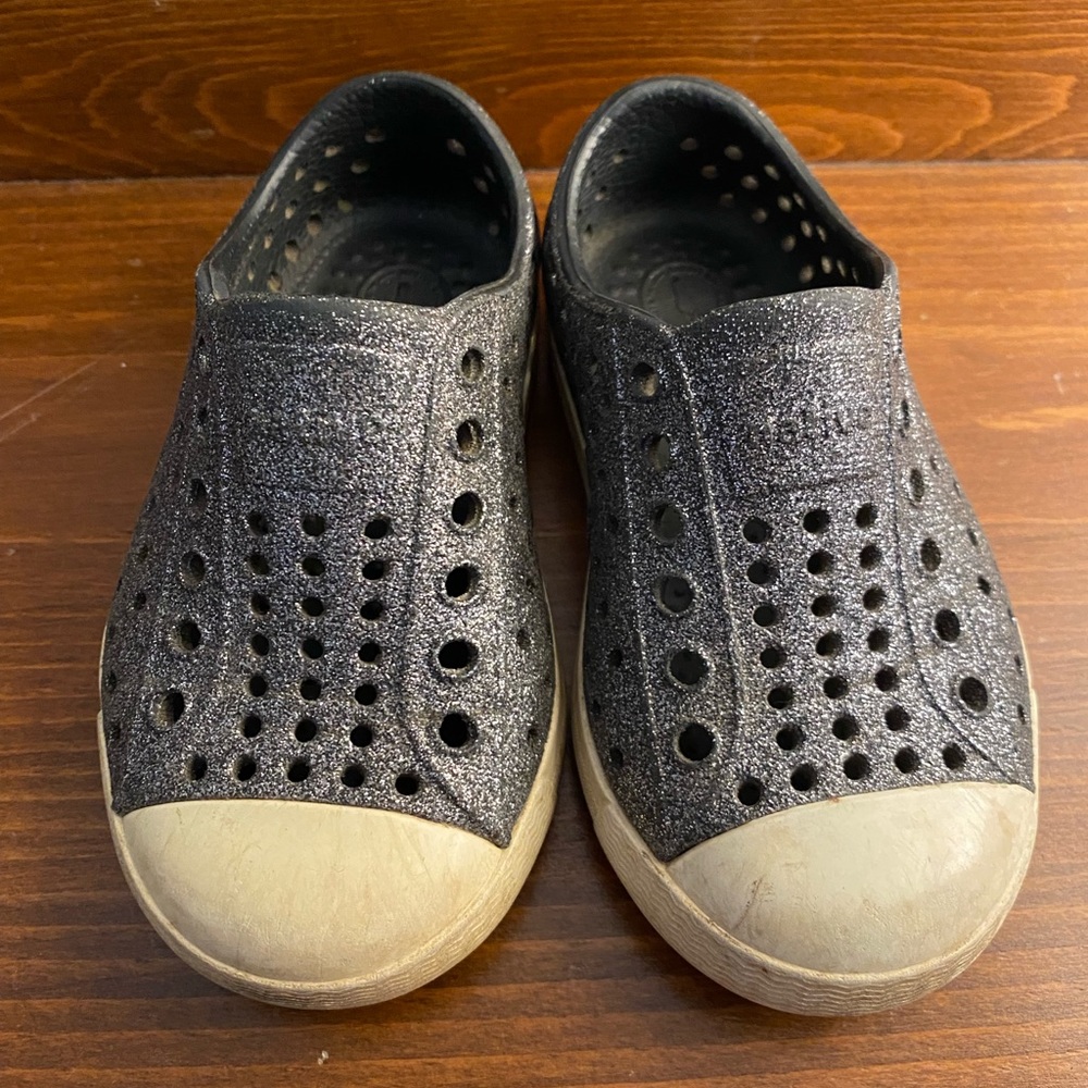 Native Shoes Jefferson Black Glitter